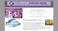 Desktop Screenshot of elitecleanroom.com