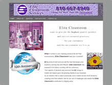 Tablet Screenshot of elitecleanroom.com